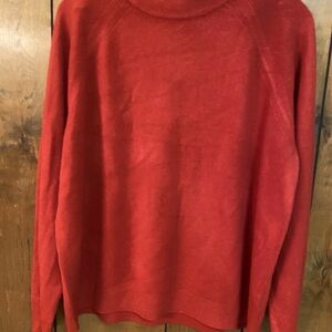 Chic Scarlet Turtleneck Sweater